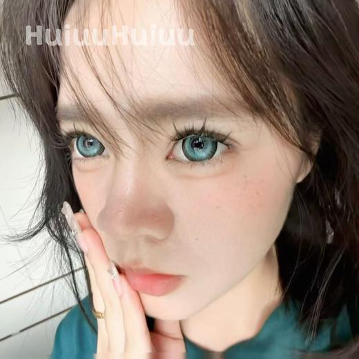 【新品半年抛】SUPERBIGCON-显色混血复古大直径美瞳-复古黑灰-14.5mm-着色14.4mm【半年抛0-800度 无525/575】 商品图1