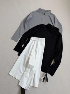 F032928春季新品DUALIS系列都市通勤男士压胶长袖POLO衫