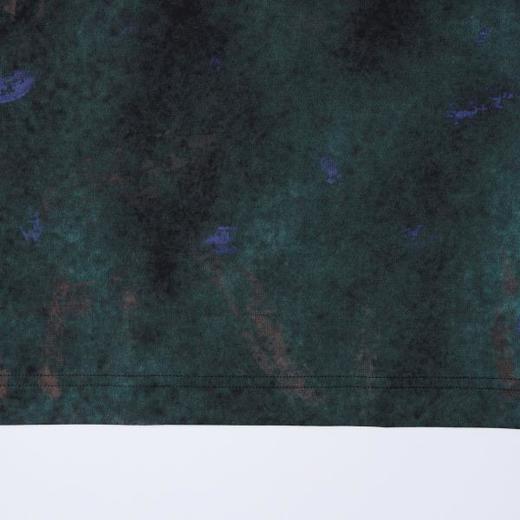 SDSA男装2026新款高贵轻奢复古渐变晕染撞色印花圆领短袖T恤百搭 商品图3