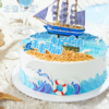 【乘风破浪蛋糕】让我们举杯欢庆勇往直前，向着星辰大海 乘风破浪！无畏人生的高光仪式，伟大航道上的百变世界由你开启~（可选1/2/3磅） 商品缩略图1