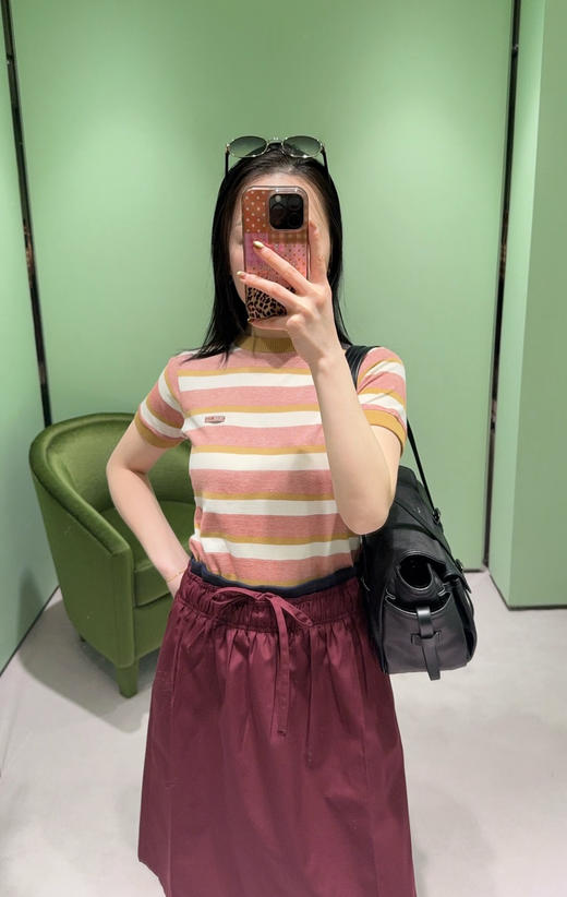 普拉达 26Ss新款条纹针织T（MM） 商品图8