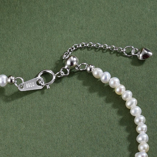 子佩集【幸运流年】银S925珍珠惜王妃手链【SPB0470001】螺钿四叶草2602 商品图3