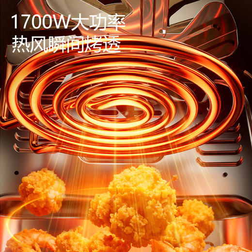 九阳空气炸锅6L免翻面金属内腔可视窗双旋钮多功能无油低脂电炸锅 商品图4