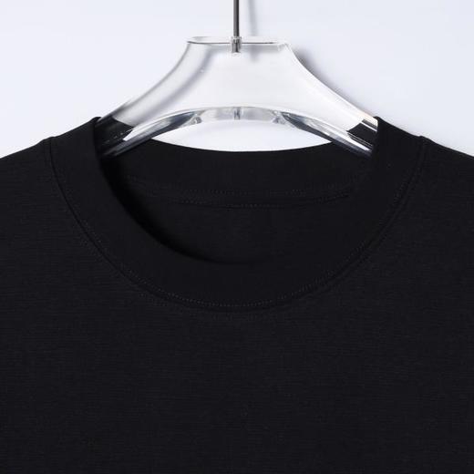 SDSA男装2026新款高贵轻奢潮牌简约纯色拼接圆领短袖T恤休闲百搭 商品图1