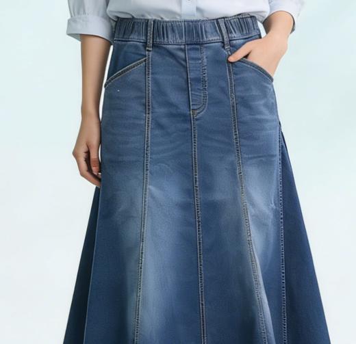 G2000女装SS26商场新款牛仔半身裙61263632 商品图2