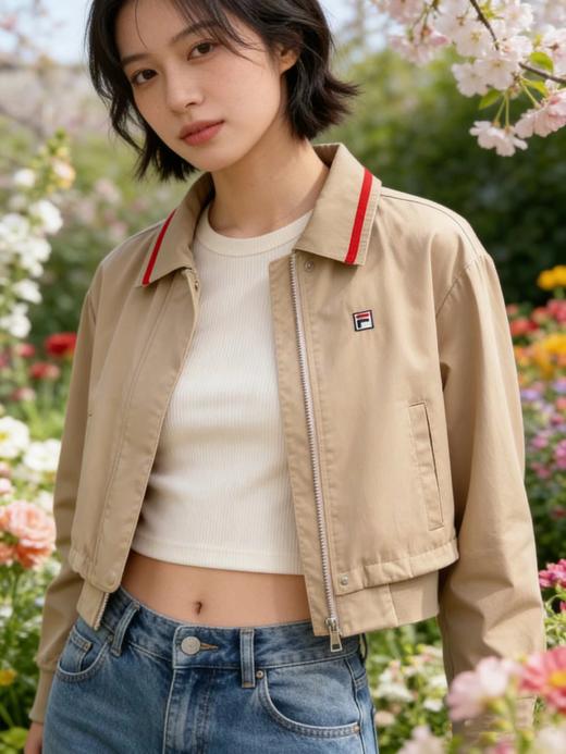 F032905女梭织外套2026春新款时尚休闲设计感宽松上衣 商品图5