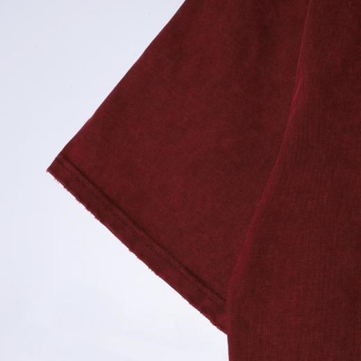 SDSA男装2026新款高贵轻奢美式毛边贴布字母数字做旧圆领短袖T恤 商品图3