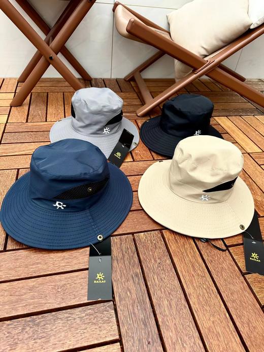 F032937夏季透气网户外男女防晒遮阳帽垂钓骑行登山帽大檐渔夫帽 商品图4