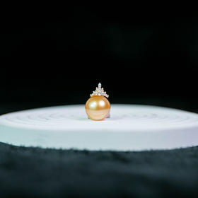 ⁶【南洋金珠】18K金吊坠，13-14MM，编号DZ166，出证书，48小时鉴赏期——SS06-CR-YMZZ【HOT】