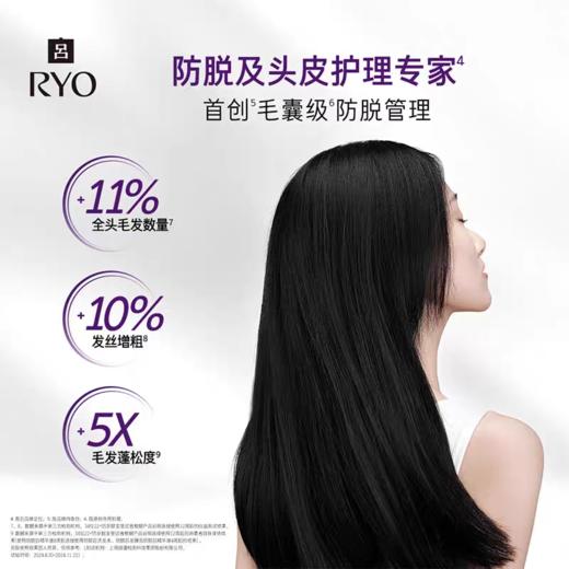 RYO吕防脱洗发水洗发露400ml   【首创毛囊级防脱管理】无硅油弱酸性 持证机构实测 商品图3