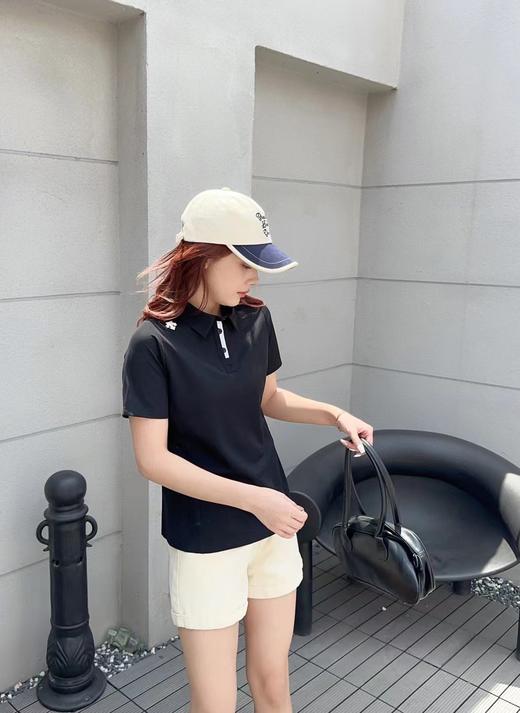 F032904日常通勤女款吸湿排汗舒适透气短袖翻领POLO衫 商品图8