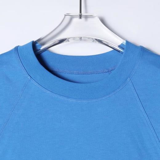 SDSA男装2026新款高贵轻奢纯色高级感分割线设计圆领短袖T恤百搭 商品图1