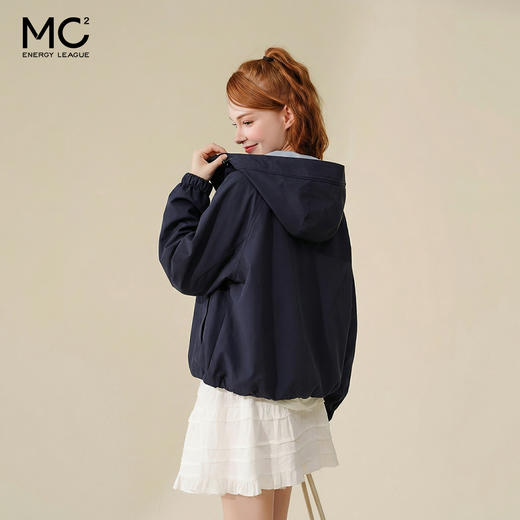 女装撞色连帽横插袋外套-25007J5232017 商品图3