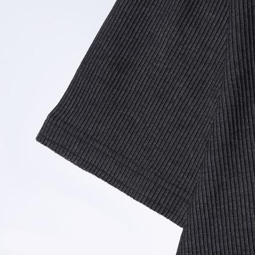 SDSA男装2026新款高贵轻奢慵懒风缝线圆领短袖T恤百搭休闲上衣 商品图3