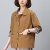 丁摩 春秋外套女新款时尚显瘦短款休闲减龄翻领上衣6ZF-1669 商品缩略图2