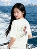 ML烫金云霄万马奔腾印花短袖T恤 商品缩略图0