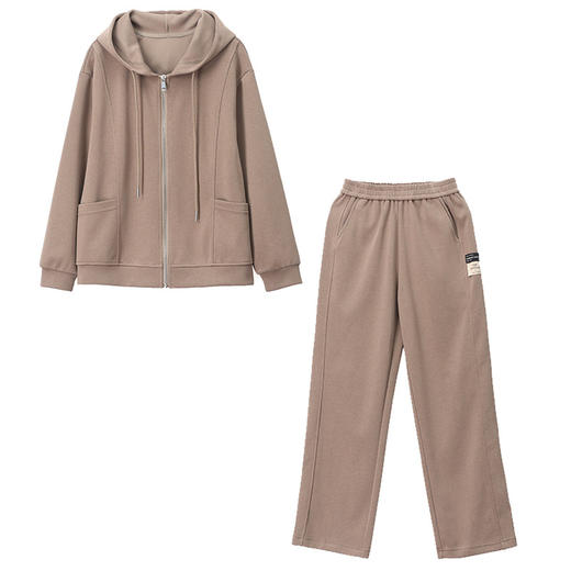 丁摩 休闲运动服套装女春秋季新款时尚卫衣两件套6ZF-653 商品图4