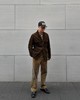 F032963耐磨补丁拼接直筒宽松剪裁棉质灯芯绒长裤 商品缩略图3