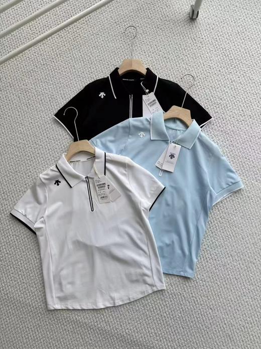 F032912春夏新品TRAINING系列压胶工艺女士短袖防晒POLO衫 商品图0