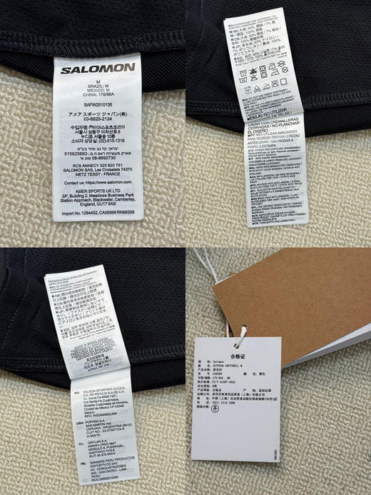 原单正品 Salomon萨洛蒙男士软壳外套，颜色：灰绿色 黑色
尺码：S～XL 商品图8