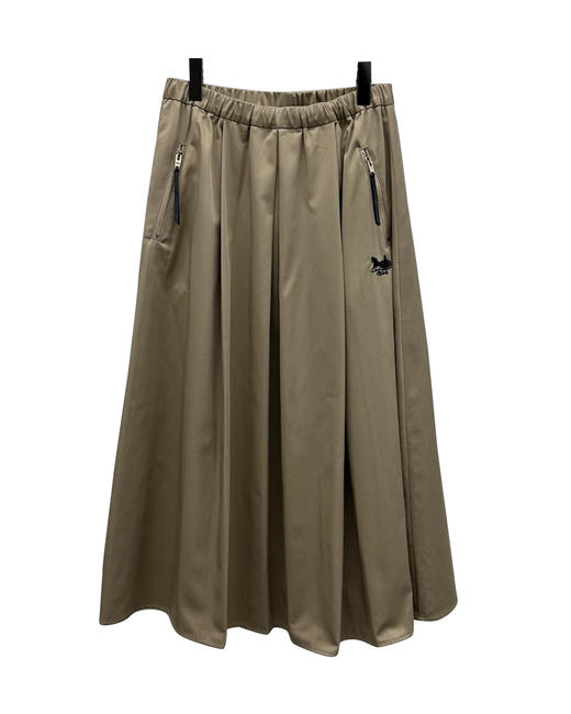 女款刺绣压褶半裙zh008 商品图0