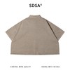 SDSA男装2026新款高贵轻奢复古工装双口袋短袖衬衫百搭舒适上衣 商品缩略图4