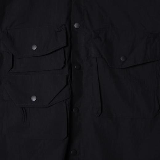 SDSA男装2026新款高贵轻奢复古工装立体多口袋弧形下摆短袖衬衫 商品图2