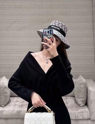 Dior千鸟格草编礼帽（CIO） 商品图2