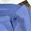 F032959显白蔚蓝色~早春新款新中式设计感领口盘扣气质衬衫 商品缩略图13