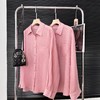 F032951高奢系列夏季新款苎麻女士温柔C位粉苎麻轻薄防晒衬衫 商品缩略图0