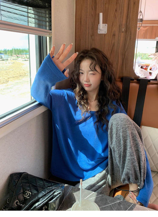 卷边天丝亚麻防晒衫 商品图0