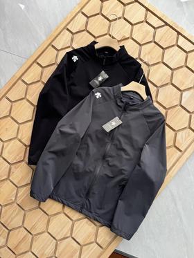 F032968商务休闲通勤防风防泼水四面弹透气速干立领外套