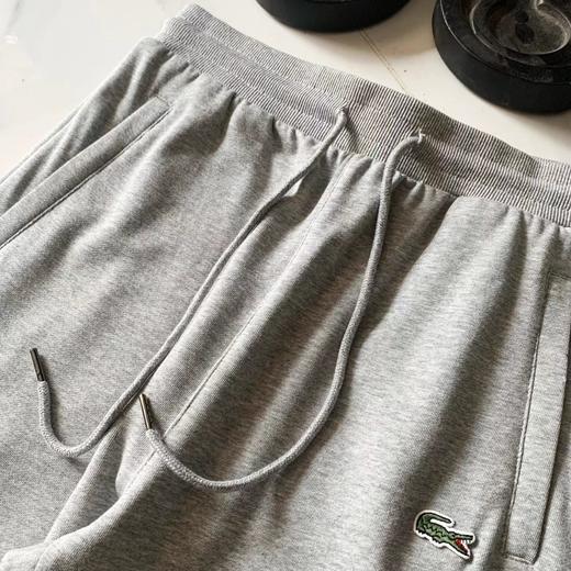 F032915春季新款抽绳设计小LOGO刺绣卫裤基础收口针织长裤 商品图13