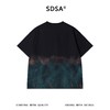 SDSA男装2026新款高贵轻奢复古渐变晕染撞色印花圆领短袖T恤百搭 商品缩略图4