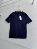 F032911男士绞花短袖POLO翻领针织衫夏季通勤老钱风休闲上衣 商品缩略图13