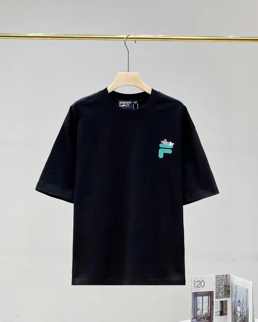 F032932后背外星幻想印花休闲宽松情侣款短袖T恤 商品图10