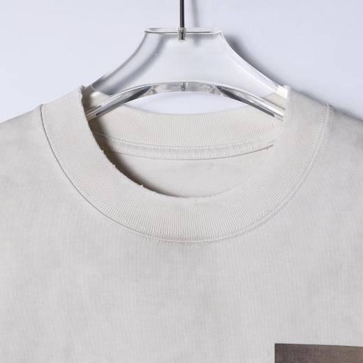 SG8714SDSA男装2026新款高贵轻奢韩版双面火柴火焰艺术印花做旧短袖百搭 商品图2