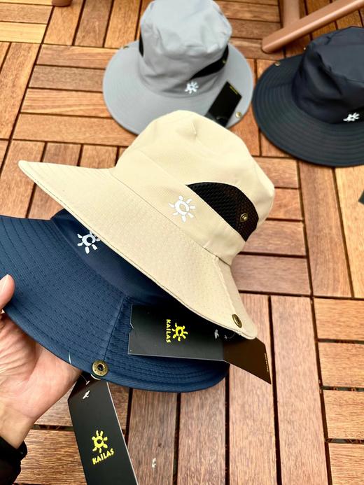 F032937夏季透气网户外男女防晒遮阳帽垂钓骑行登山帽大檐渔夫帽 商品图6