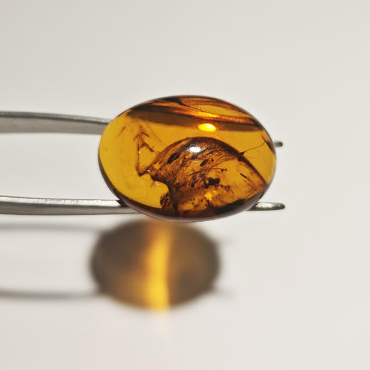 琥珀蛋形戒面 商品图0