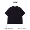 SDSA男装2026新款高贵轻奢纯色侧摆抽绳刺绣字母圆领短袖T恤百搭 商品缩略图4
