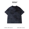 SDSA男装2026新款高贵轻奢国潮复古植物印花扎染圆领短袖T恤百搭 商品缩略图1