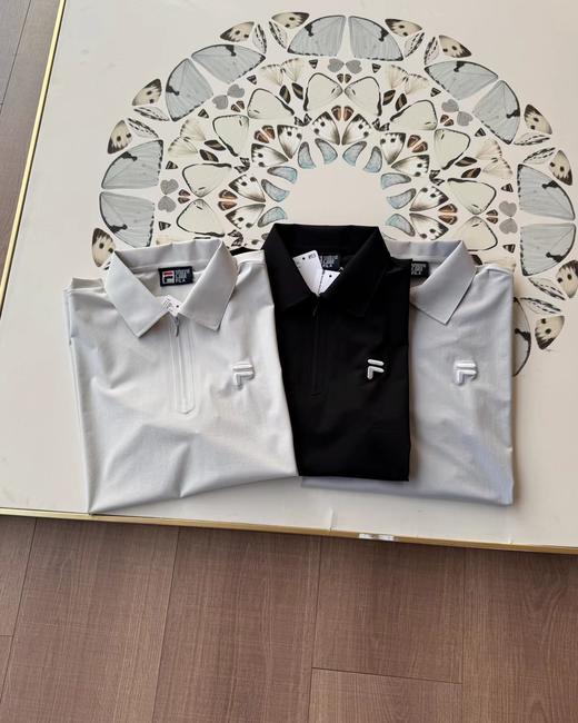 F032934男式冰丝无痕速干POLO衫凉感防晒翻领短袖T恤 商品图4