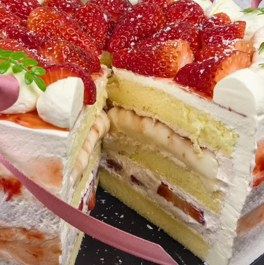 糯糯草莓切块（低糖奶油） 商品图1