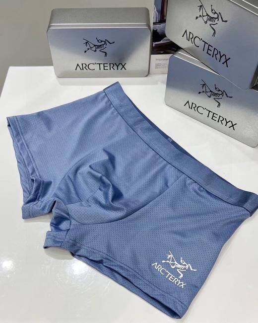 F032930新款冰丝网眼清爽透气礼盒男士内裤一盒三条装 商品图5