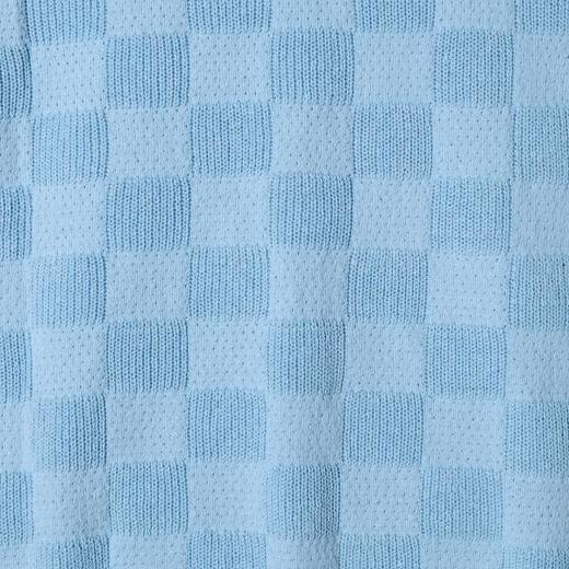 SDSA男装2026新款高贵轻奢潮牌简约棋盘格针织圆领短袖T恤百搭 商品图2