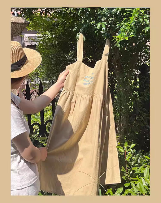 裁缝学苑AQ604加宽加大围裙纸样女装厨房家用新款大码防泼水工作服样板 商品图4