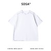 SDSA男装2026新款高贵轻奢刷漆线条做旧圆领短袖T恤百搭高街上衣 商品缩略图0