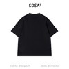 SDSA男装2026新款高贵轻奢美式简约胸前刺绣字母圆领短袖T恤百搭 商品缩略图4