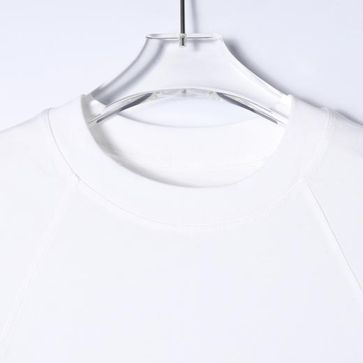 SDSA男装2026新款高贵轻奢纯色高级感分割线设计圆领短袖T恤百搭 商品图1