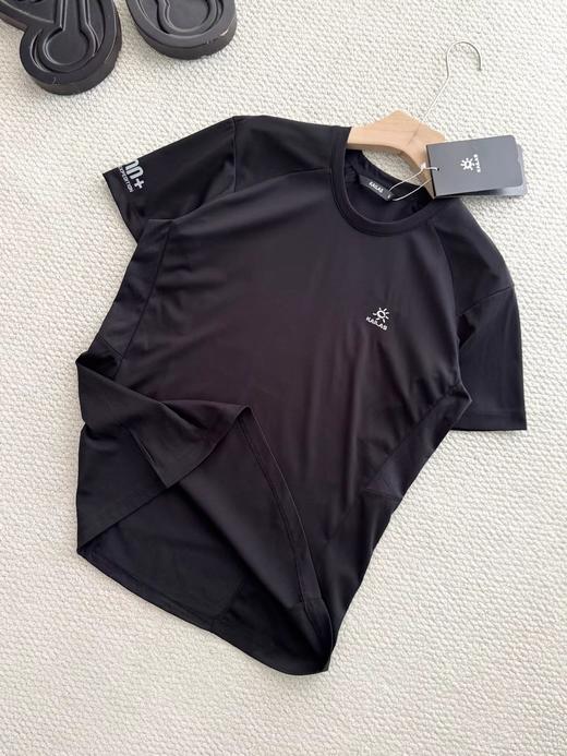 F032924高弹透气轻量速干功能插肩袖设计短袖T恤 商品图3